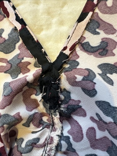 By Malene Birger Animal Print Satin V Neck Long Sleeves Top Size 34/S UK 8 - Picture 13 of 13