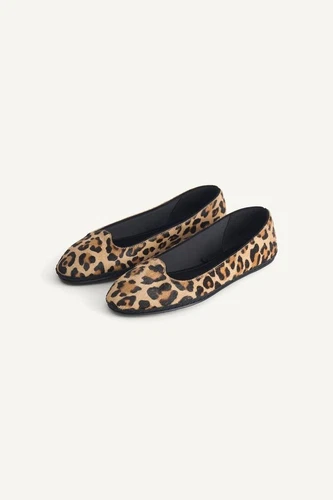 ZARA LEATHER ANIMAL PRINT SHOES X KATE MOSS NIB EUR 39 US9