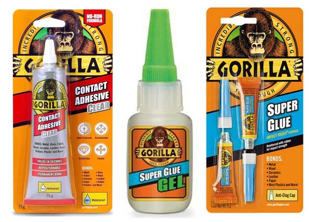 Genuine Gorilla Glue Products Multi-Purpose: Super Glue and Gel