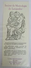 OLD MARK PAGES ADVERTISING BOOKMARK SOCIETE DE MUSICOLOGIE DU LANGUEDOC