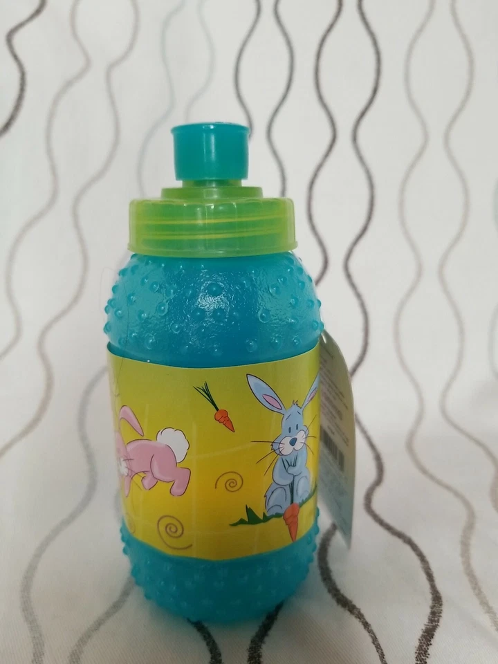 Cool Gear EZ FREEZE GEL STICK CHUG Water 2 Bottle Blue&Pink  Bunny  10 fl oz - Image 2 of 4