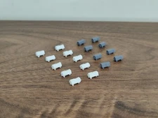 15x GROUND POWER UNITS (GPU) Airport GSE Ground Equipment 1:400 Scale Diorama