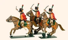 COJF-3300 - Chasseurs a Cheval French Imperial Guard 1812 (Set 759) 3 Figures