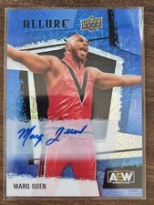 2022 AEW Marq Quen BLUE LINE AUTO /35 ALLURE Trading Card Upper Deck #85819
