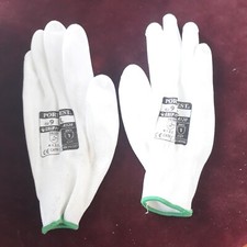 10 PACK PORTWEST Cut Resistant PU PALM GLOVES White L Sz 9 A120 Garden DIY