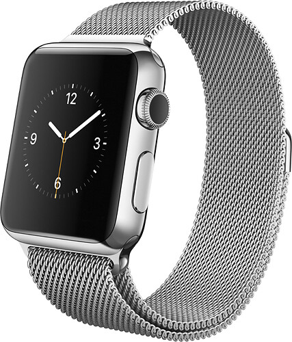 Apple Watch 38mm Stainless Steel Case Silver Milanese Loop - (MJ322LL/A) for sale online | eBay