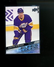 2020-21 Upper Deck Extended Series French Young Guns #722 Austin Strand YG RC