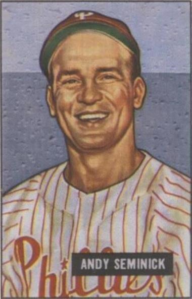 1986 C.C.C. 1951 Bowman Reprints - Andy Seminick #51 - 1 of 1