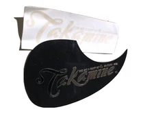 Takamine Pickguard Logo  Sticker Metallic Solid Mix Gold-Silver Color x 1