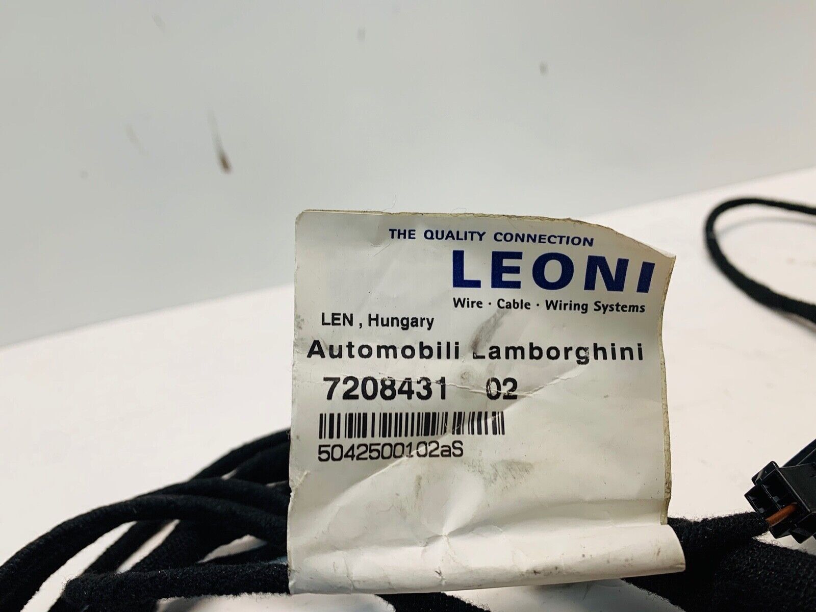 2004-2008 LAMBORGHINI GALLARDO LP550 LP560 LH ELECTRIC SEAT WIRING HARNESS OEM