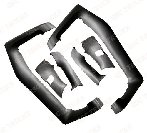 QSC Left Right Side Pair Mirror Arm Cover for Volvo VNL Truck 2004-2020
