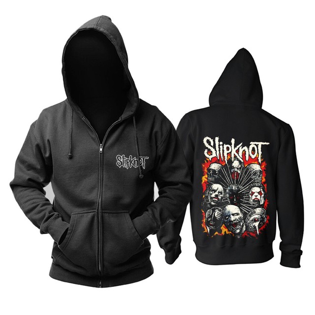 Slipknot HOODIE Men Hooded JACKET Full Zip Sweatshirts Unisex Warm Coat