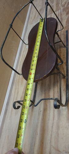 Sleds and Sleighs Table Decor Wood Seat Metal Frame Doll or Bear - Picture 4 of 6