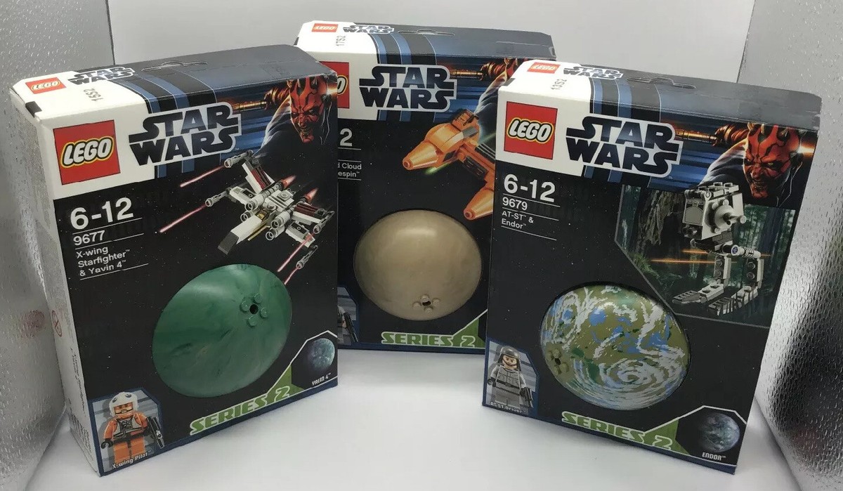 Lego Star Wars Planet Sets Series 2 9677 - 9679 From 2012 ** Brand