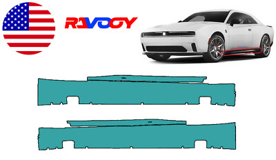 For Dodge Charger Daytona 2024-2025 RockerPanel Paint Protection Film PreCut PPF