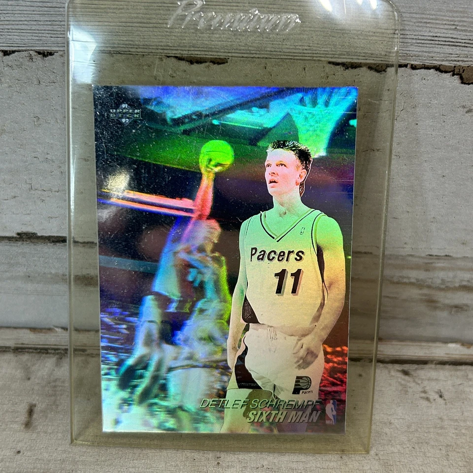 Lote de cartas hologramas premio NBA Upper Deck 1991-1992 Stockton, Robinson, Schrempf... Foto 4 de 4