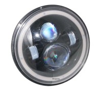 LED Scheinwerfer 7 Zoll FüR Royal Enfield Bullet Mahindra Thar Jeeps Gec