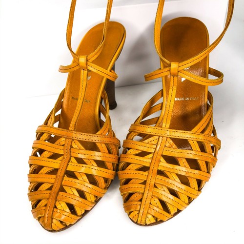 prada yellow heels