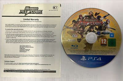 WARRIORS ALL STARS - PS4 PLAYSTATION 4 - SCHNELLER VERSAND