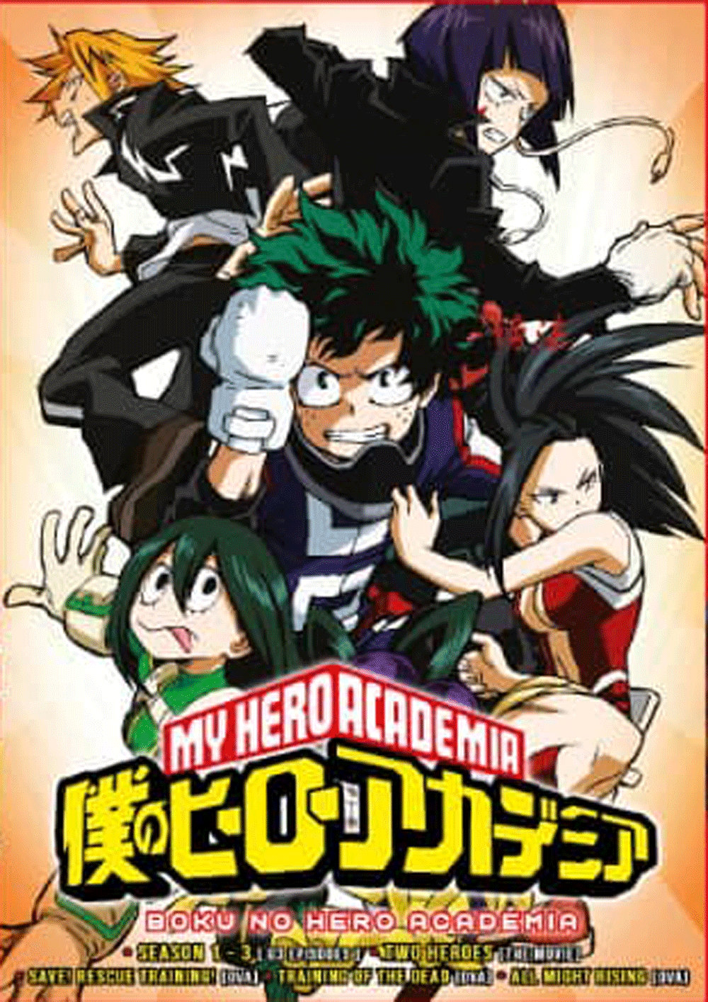 My Hero Academia Episodes 1 - 138 + 3 Movies English Dubbed 6 Seasons Anime  DVD