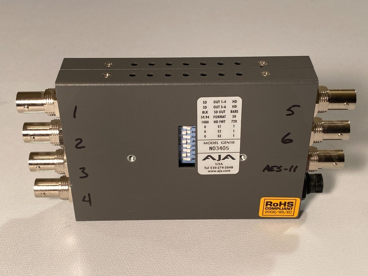 AJA GEN10 HD/SD/AES Sync Generator | eBay