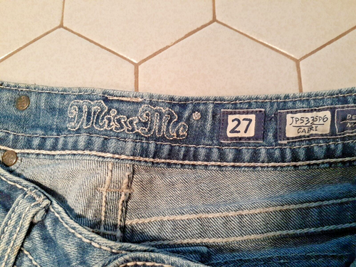Miss Me Size 27 Boot Cut Jeans Girls pre-owned - Picture 4 of 8