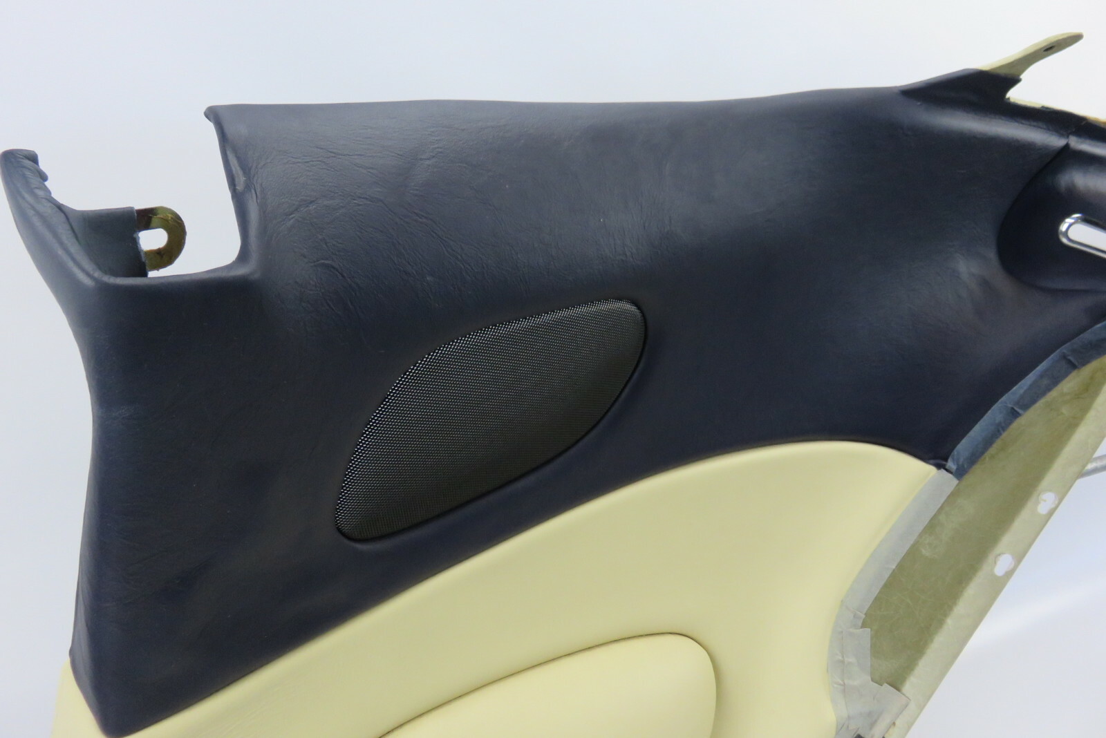 03 Aston Martin DB7 right quarter panel interior trim blue tan