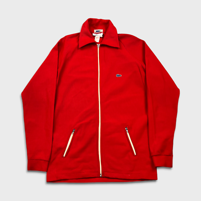Vintage 1970s Chemise Lacoste IZOD x Odlo Track Jacket Mens Large