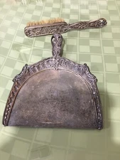 Vintage Antique Silver Plate Silent Butler crumb catcher.