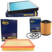 Inspektionspaket Filterset SCT FüR Opel Zafira B Kasten Zafira Family 1.7 Cdti