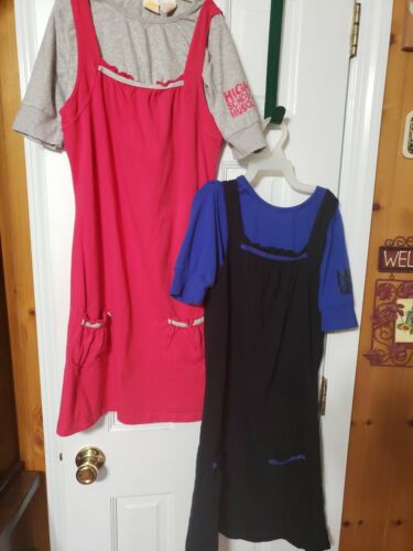 HIGH SCHOOL MUSICAL DRESS Jumpers GIRLS size 16 XL~1 Black/ Blue~1 Pink/Grey (2)