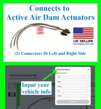 fits Ford F150 Active Air Dam Actuator Motor Connector Plug Pigtail Harness Wire