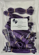 Alliance Rubber 46" Purple Mover/Pallet Bands 12 Pcs. Strong & Reusable
