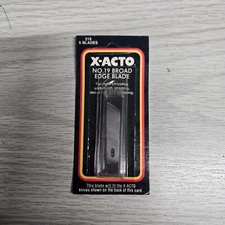 *New* Vintage 5 Pack X-Acto No.19 Broad Edge Blades NOS *New*