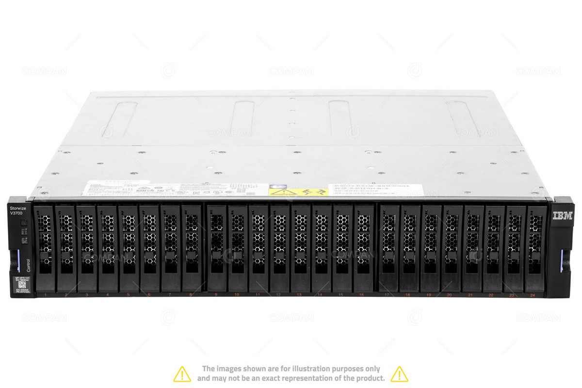 6099-24C LENOVO STORWIZE V3700 G1 24-BAY SFF CONTROLLER ENCLOSURE