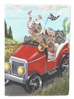 Cairn Terrier On the Move Flag Canvas Large House Size Ppp3055Chf