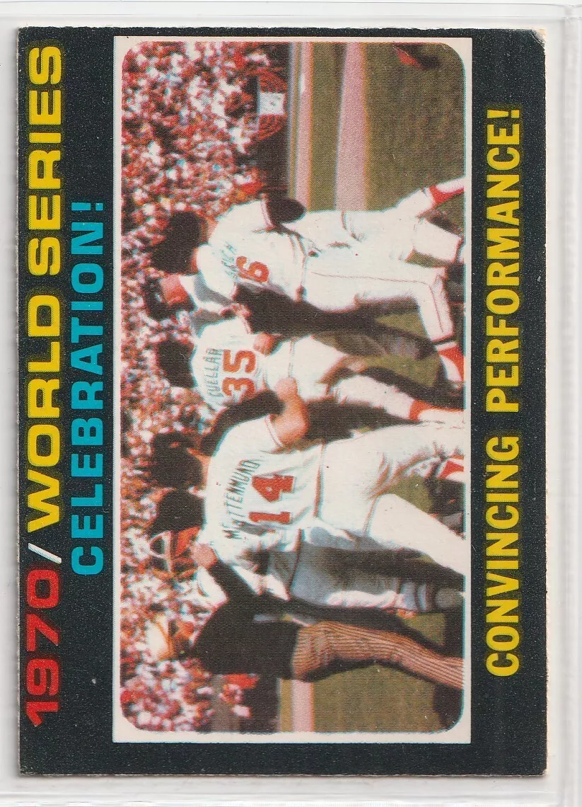 1971  O-Pee-Chee Baseball  #332 World Series Celebration!