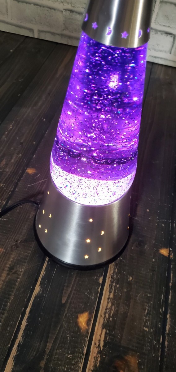 Lava ランプ型電話 青　LavaLite ラバライト　グリッターランプ Original Laval Lite Lamp 6631 Wizard 32 Oz Blue Liquid Silver