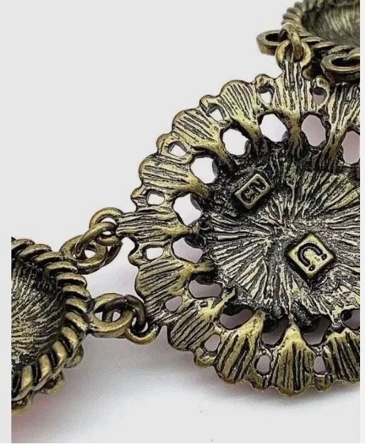 Collar Magnético Elegante Radiante Lapislázuli Tono Plateado 8" Foto 2 de 2