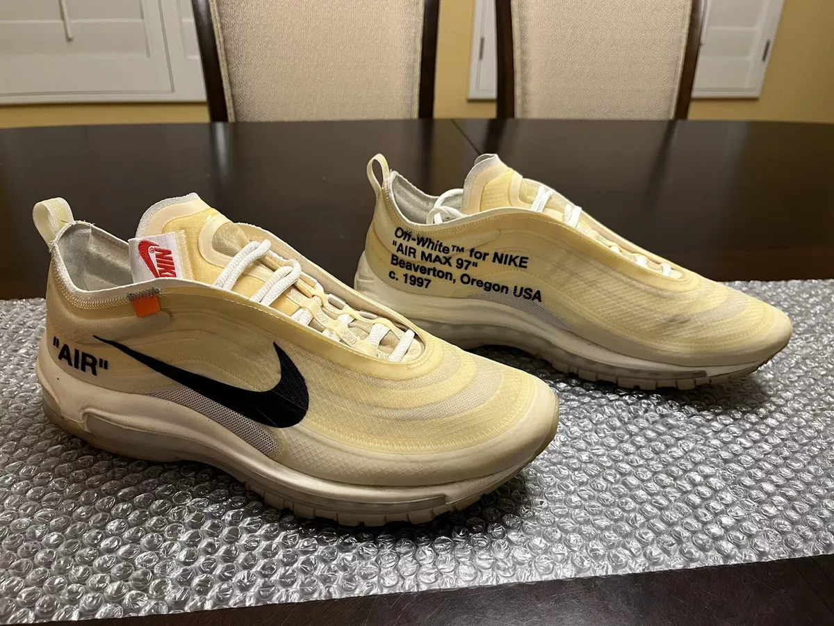 Permitirse Mula Secretario Nike Air Max 97 OG x Off White The Ten Sneaker Shoes Size US 10.5 | eBay