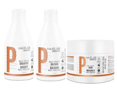Salerm Cosmetics HAIRLAB MULTI-PROTEIN STRENGTHENING 3-PIECE KIT for Damage