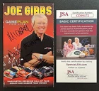Joe Gibbs Signed Program JSA (Personalized) AUTO Coach Redskins HOF! RACING
