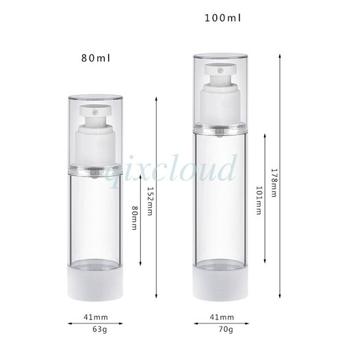Contenitore cosmetico pompa spray nebbia sottovuoto da viaggio airless - Foto 5 di 15