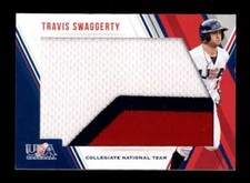 TRAVIS SWAGGERTY 2018 USA STARS & STRIPES ROOKIE JUMBO GAME PATCH #1/6 BF2950