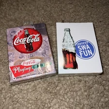 Coca Cola Playing Cards Sealed 1998 US Playing Card Co.