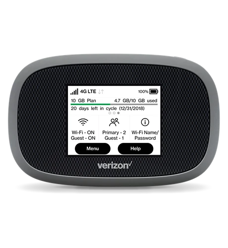 Módem punto de acceso móvil Verizon MiFi 8800L Jetpack 4g LTE banda ancha Novatel 21 Foto 2 de 4