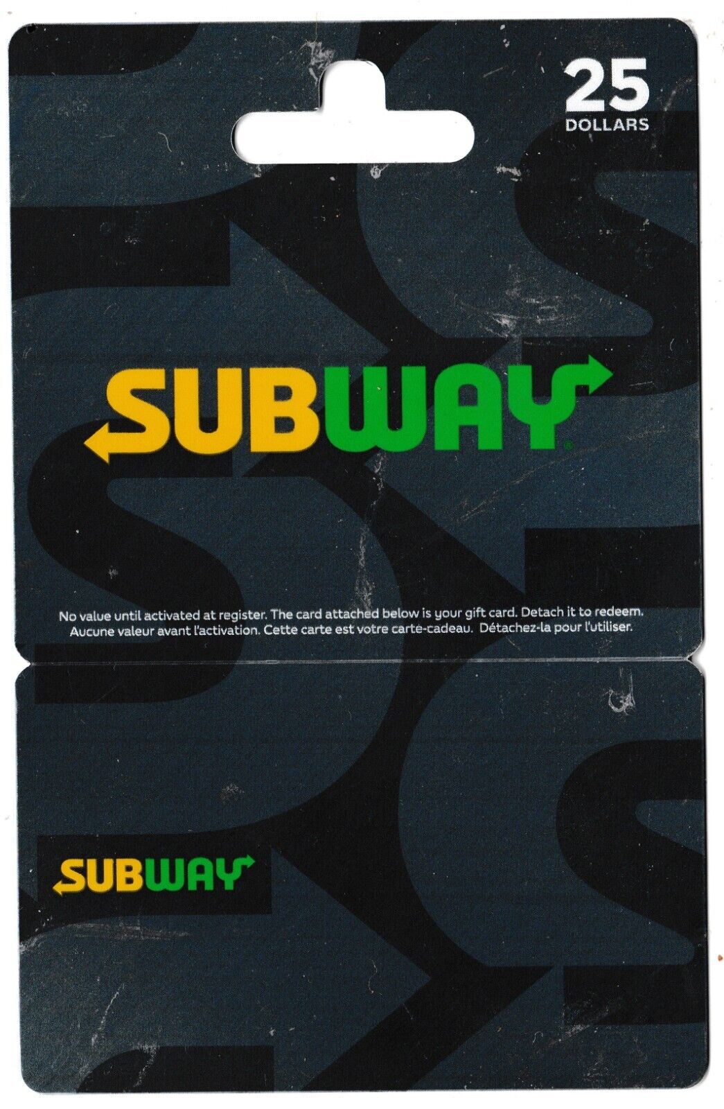 Subway Five Restaurant $15 E-Gift Cards ($75 Value)