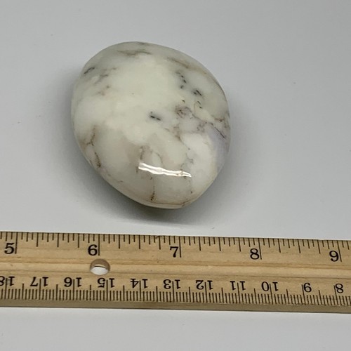 139.2g, 2.9"x2"x1.2", Dendrite Opal Palm-Stone Reiki Energy Crystal, B27818 - Picture 11 of 11