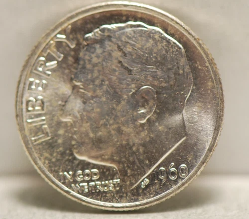 1960-P Roosevelt Dime — photo from the most recent tracked eBay sale