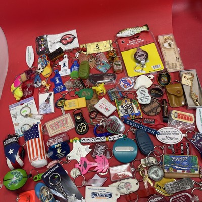 Huge keychains lot Keyrings Fobs Backpack Charms Purse Handbag  Pendants.    #8